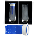 Conjunto de 5 anéis de vedação em silicone para drenos, produto químico da marca Yedyly, usados para vedação eficiente.