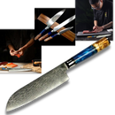 Facas japonesas da série Riviera Maya da marca Myvit, utensílios de cozinha com lâminas afiadas e design elegante.