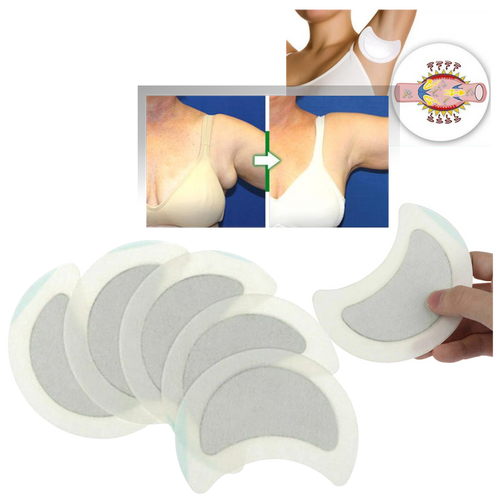 5 patches lymphatiques à base de plantes Ykohkofe pour réduire la transpiration, visibles en packaging naturel et pratique