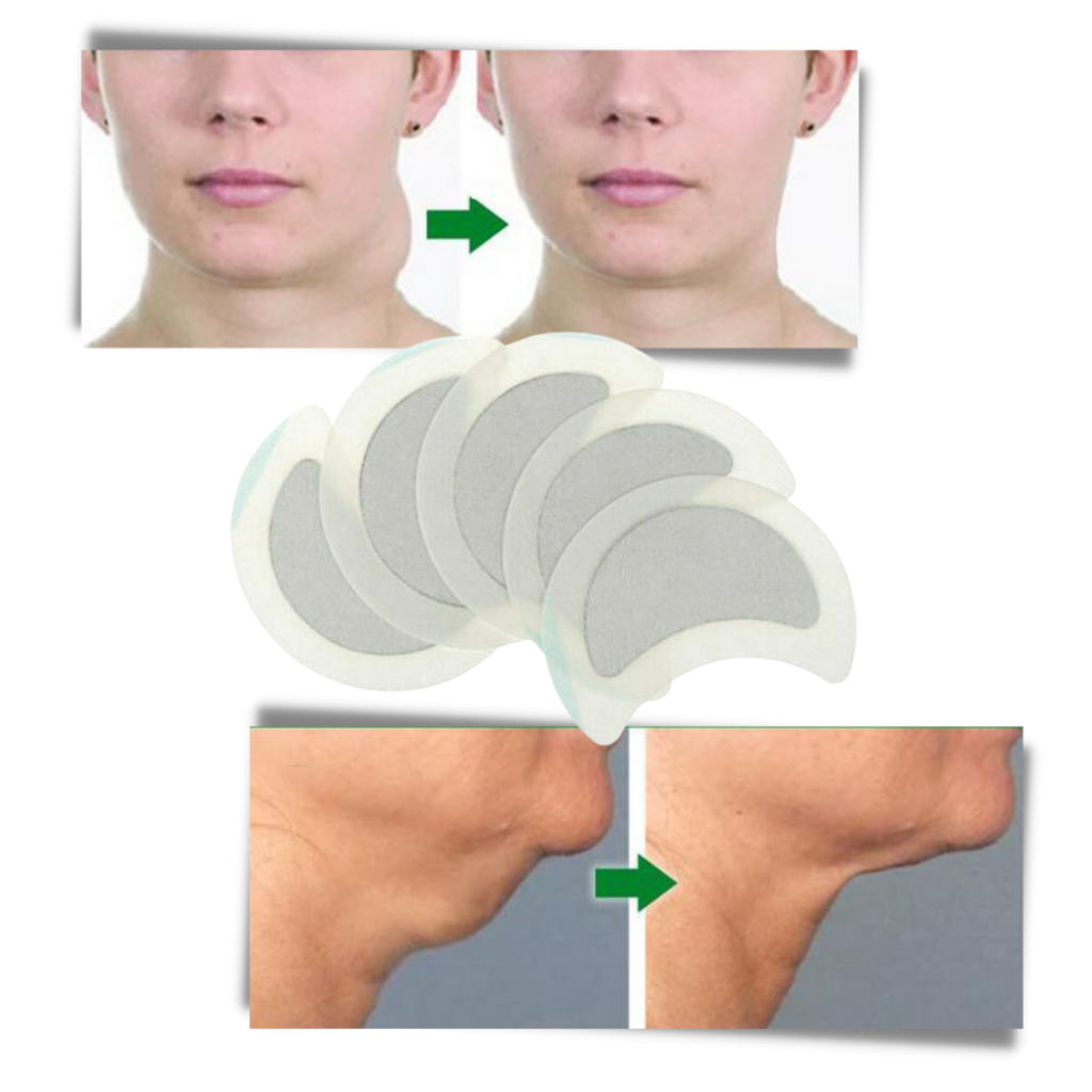 Conjunto de 5 patches lymphatiques à base de plantes para controle da transpiração, produto cosmético da marca Ykohkofe.