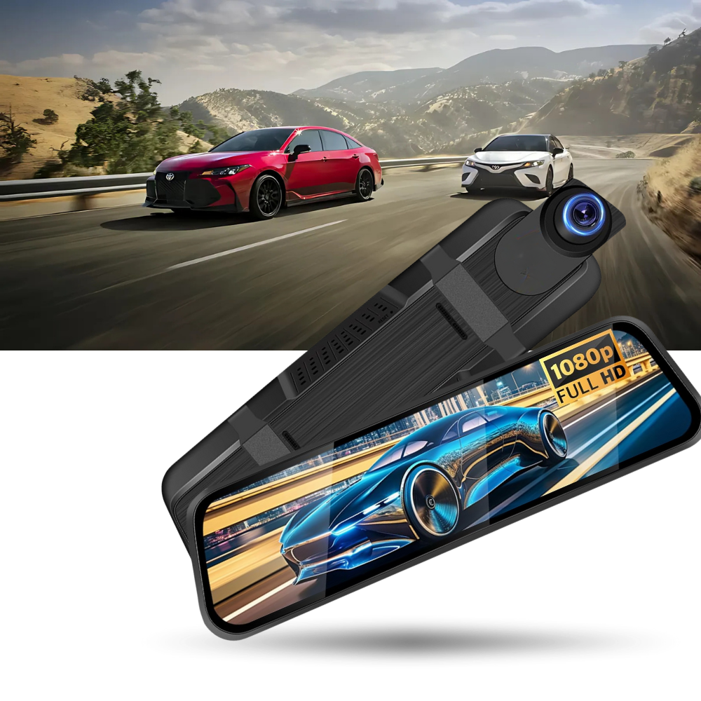Câmera embarcada para carro Yks em resolução 1080p, sem cartão TF, dispositivo eletrônico para veículos, vista frontal da câmera