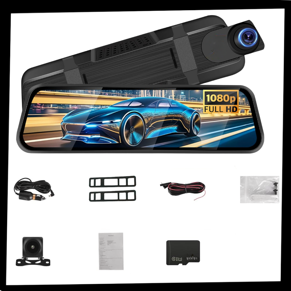 Câmera embarcada para carro Yks em resolução 1080p, sem cartão TF, dispositivo eletrônico para veículos, captura vídeo automotivo.