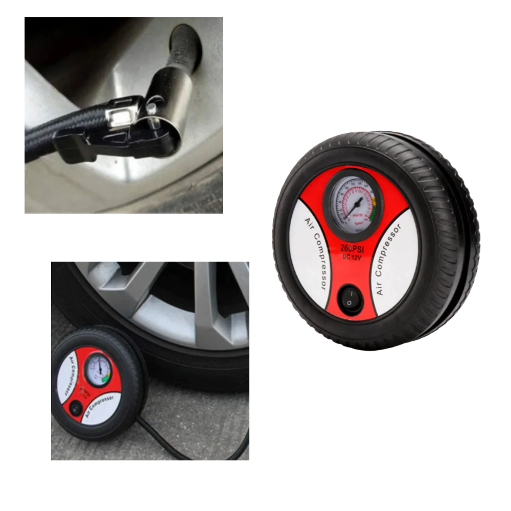 Compresseur de air portável Yks para pneus de carro, compacto e ideal para manutenção de veículos.