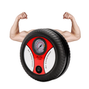 Compresseur de air portable Yks pour pneus de voiture, outil compact pour entretien et réparation de véhicules.
