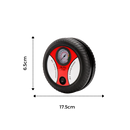 Compressora de ar portátil Yks para pneus de carro, com mangueira e conexão, ideal para manutenção de veículos.