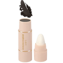 Kit de marqueurs e pochoirs para sobrancelhas Ymheart, com cores cinza e ferramentas para definir e preencher sobrancelhas.