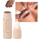 Kit de marcadores e pochoirs para sobrancelhas Ymheart, cosméticos em tom cinza fumaça para definição e acabamento.