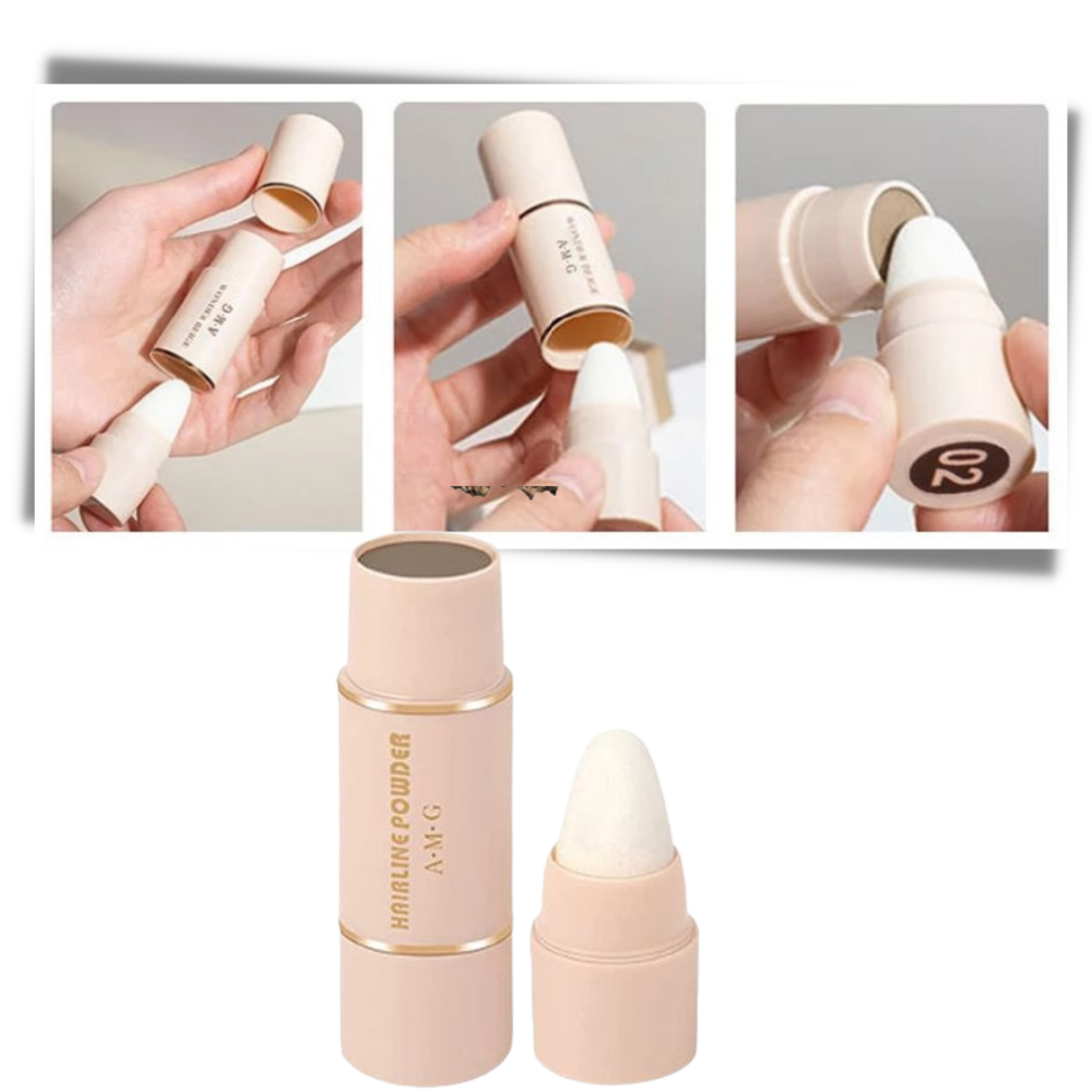 Kit de marcadores e moldes para sobrancelhas Ymheart, com tonalidade cinza fumê, para definição e realce das sobrancelhas.