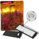 Lâmpada de cultivo LED suspensa de espectro completo para plantas de interior e exterior, marca Yohome, luz brilhante e eficiente
