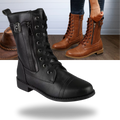 Bottes elegantes e antideslizantes Yotami na cor cinza, tamanho EU 35, detalhes de calçado feminino com sola antiderrapante.