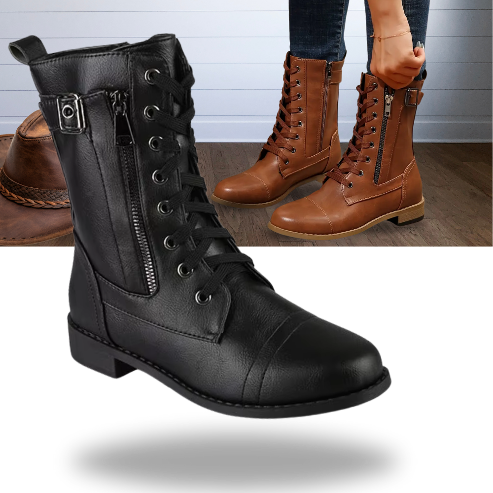 Bottes elegantes e antideslizantes Yotami na cor cinza, tamanho EU 35, detalhes de calçado feminino com sola antiderrapante.