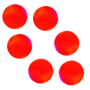 Conjunto de 6 bolas de golfe luminosas com LED da marca Yotijar, bolas brancas para jogo noturno ou com pouca luz.