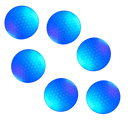 Conjunto de 6 bolas de golfe luminosas com LED da marca Yotijar, bolas brancas para jogos de golfe à noite.
