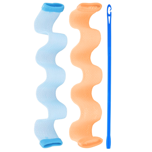 Bigoudis mágicos Younuo para cabelo, 12 peças, 25 cm, ideal para ondas e cachos naturais.