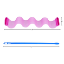 Bigoudis mágicos Younuo para cuidado dos cabelos, 12 peças de 25 cm, ideal para criar ondas e volume fácil.