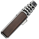 Briquet polyvalente a gás Yowell preto e dourado, fácil de acender e ideal para diversas utilizações.