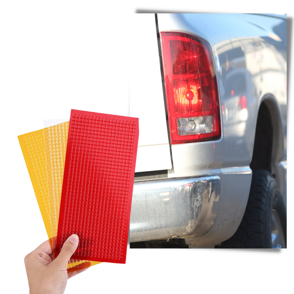 Conjunto de 3 películas de reparo para faróis traseiros de veículos, marca Yrtoes, para manutenção e decoração automotiva.