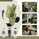 Porta-gobelete universal para guidão de bicicleta e moto, peça de reposição da marca Yszodd, em cor verde.