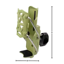 Porte-gobelet universal da Yszodd para guidão de bicicleta e moto, suporte de plástico verde para bebidas em peças de veículos