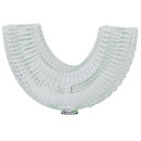 Escova de dentes elétrica em U para crianças, marca Yszodd, com cabeça azul, adequada para cuidados bucais infantis.