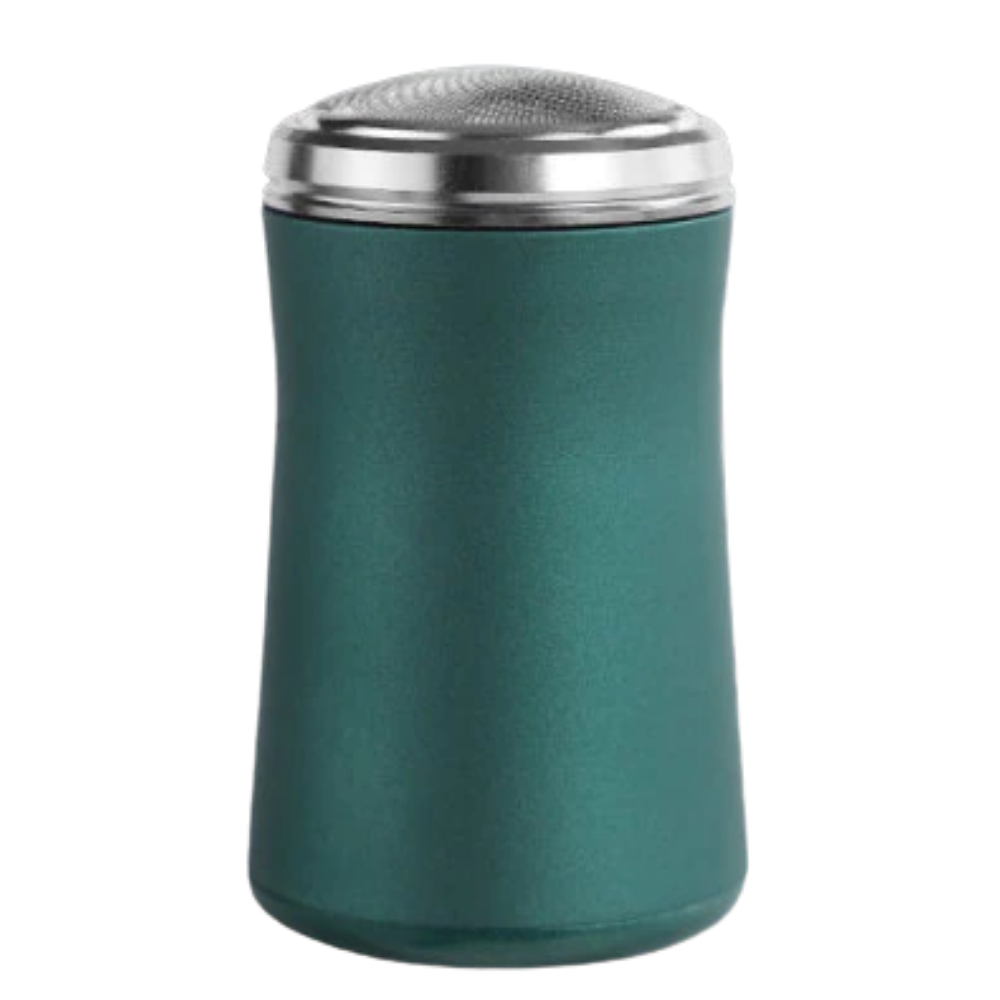Rasoir elétrico portátil Yucurem para rasagem e cuidados, com design compacto e cor verde, carregável e recarregável.