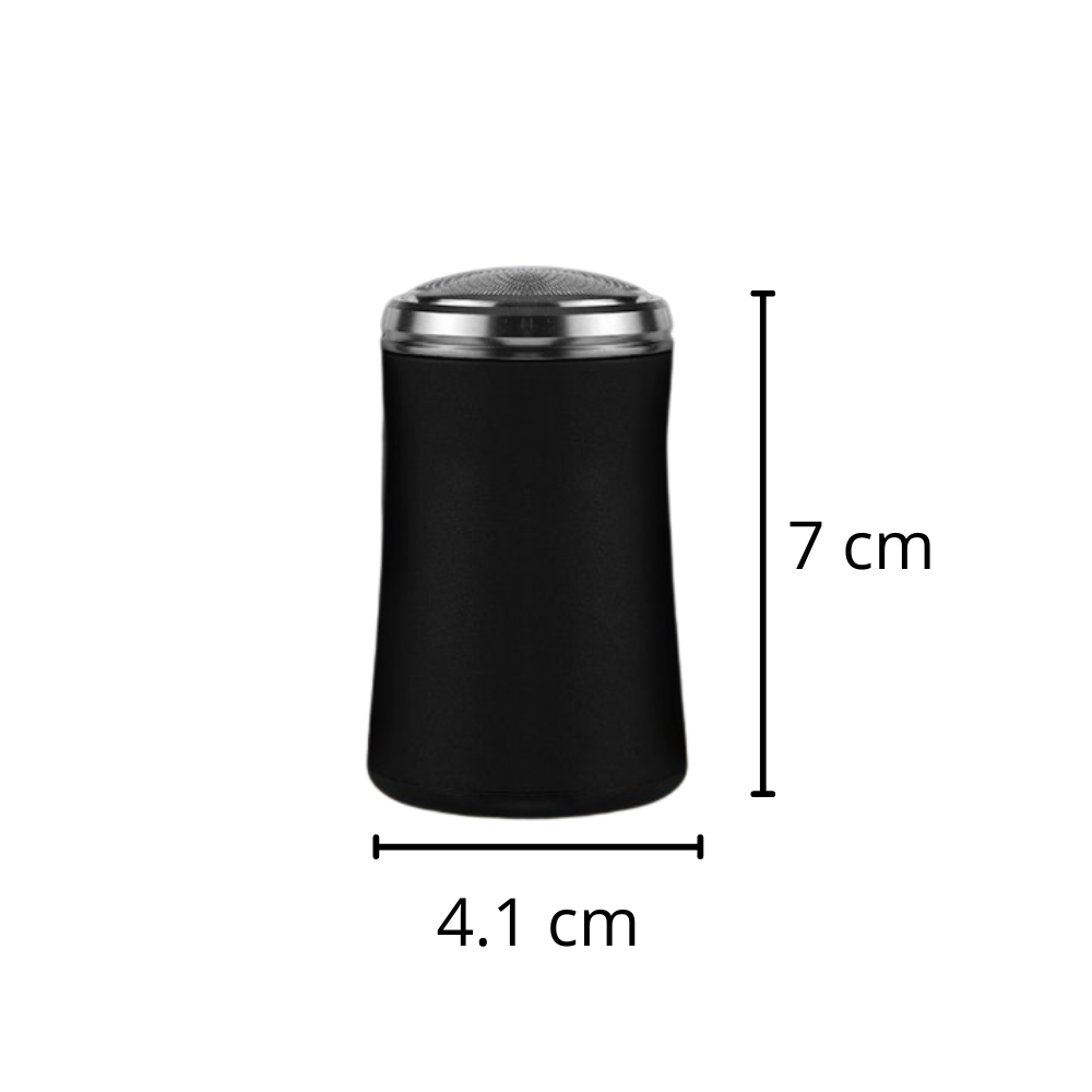 Rasoir elétrico portátil recarregável Yucurem para rasagem e cuidados pessoais, com design compacto e em verde
