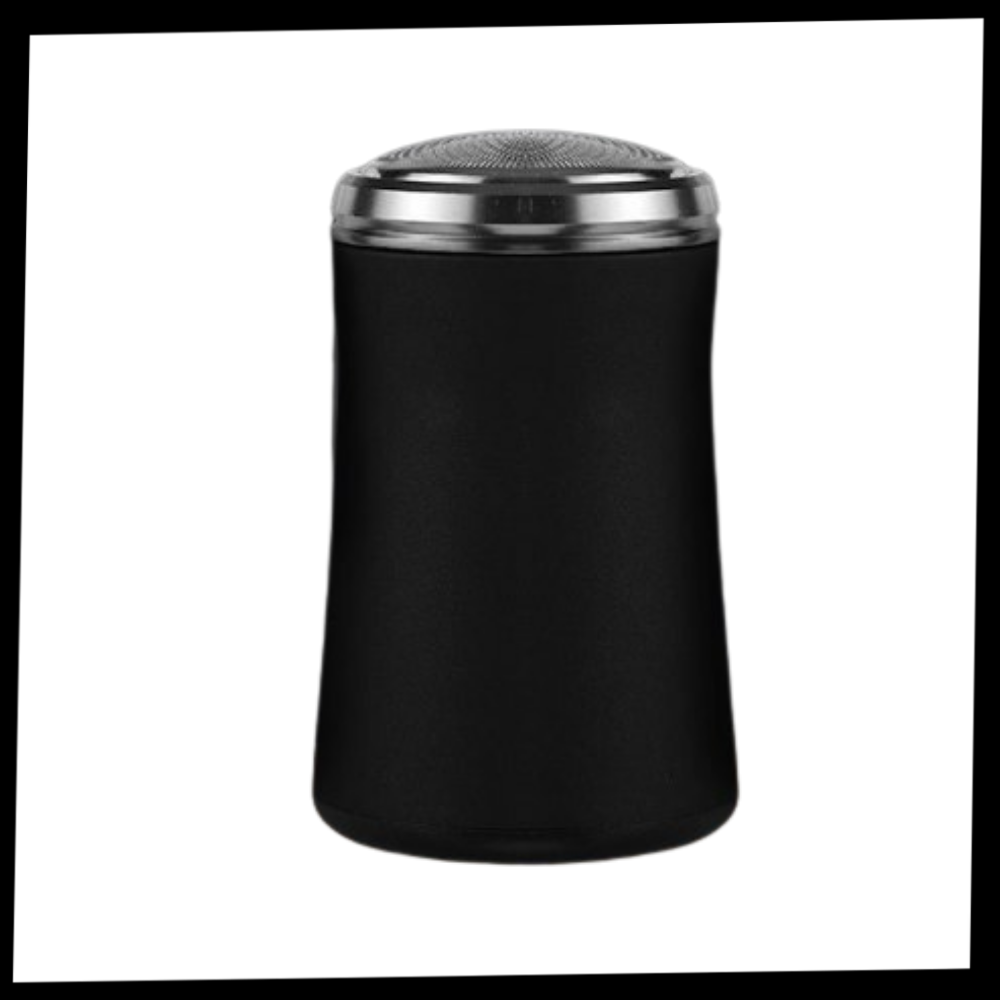 Rasoir elétrico portátil recarregável Yucurem para rasagem e cuidados pessoais, com design verde compacto e leve.