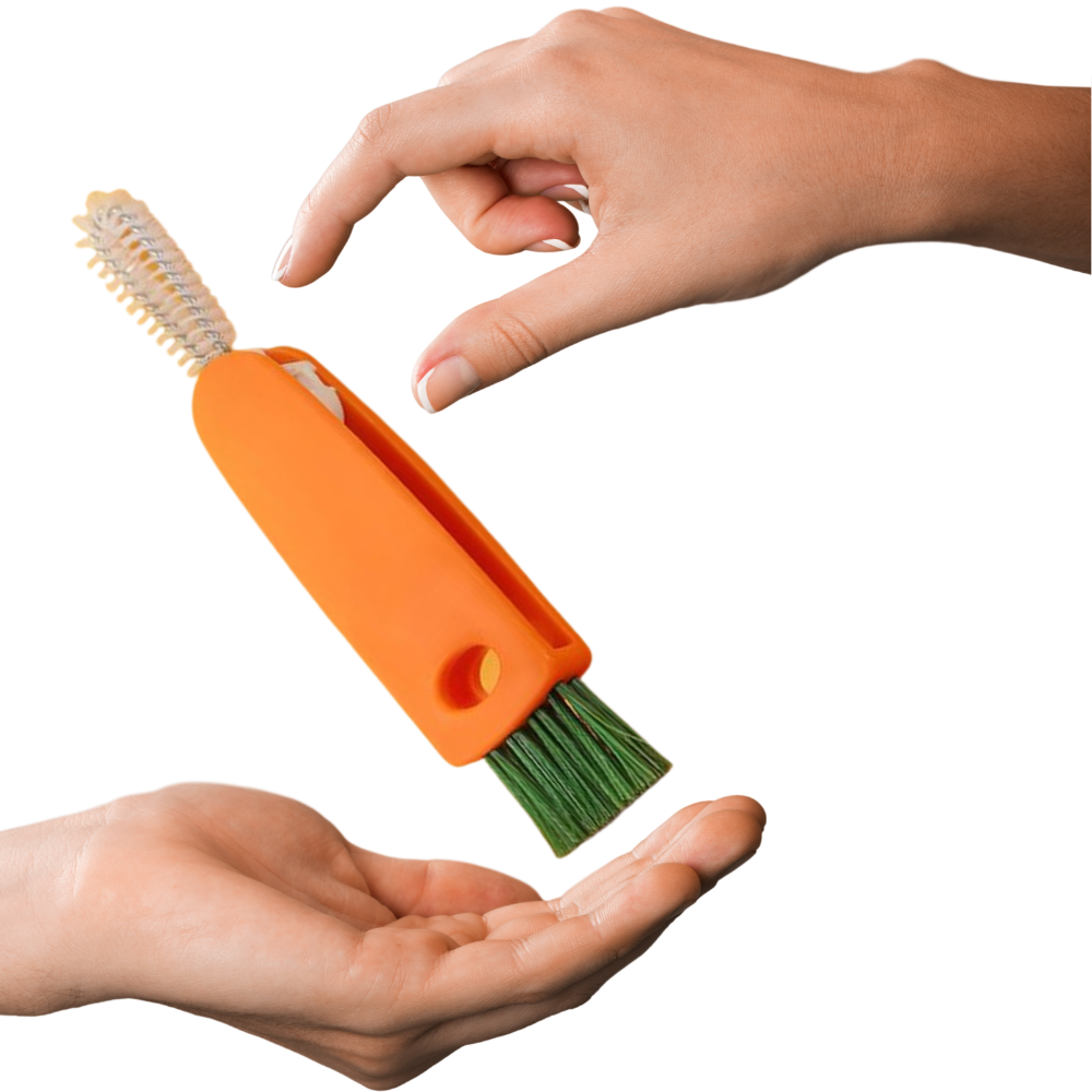 Escova de limpeza para garrafas da marca Yugaoo, ideal para limpeza doméstica de garrafas e objetos de difícil acesso.
