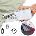 Máquina de costura portátil Ywlanda com kit de costura para artesanato e projetos de loisirs criativos, fácil de usar em casa.