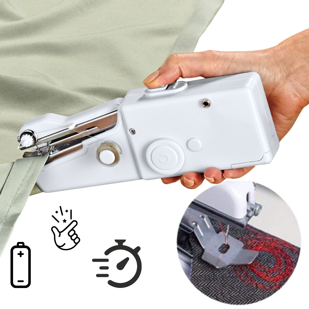 Máquina de costura portátil Ywlanda com kit de costura para artesanato e projetos de loisirs criativos, fácil de usar em casa.