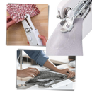 Máquina de costura portátil Ywlanda com kit de costura para artesanato e hobbies criativos, ideal para projetos DIY.