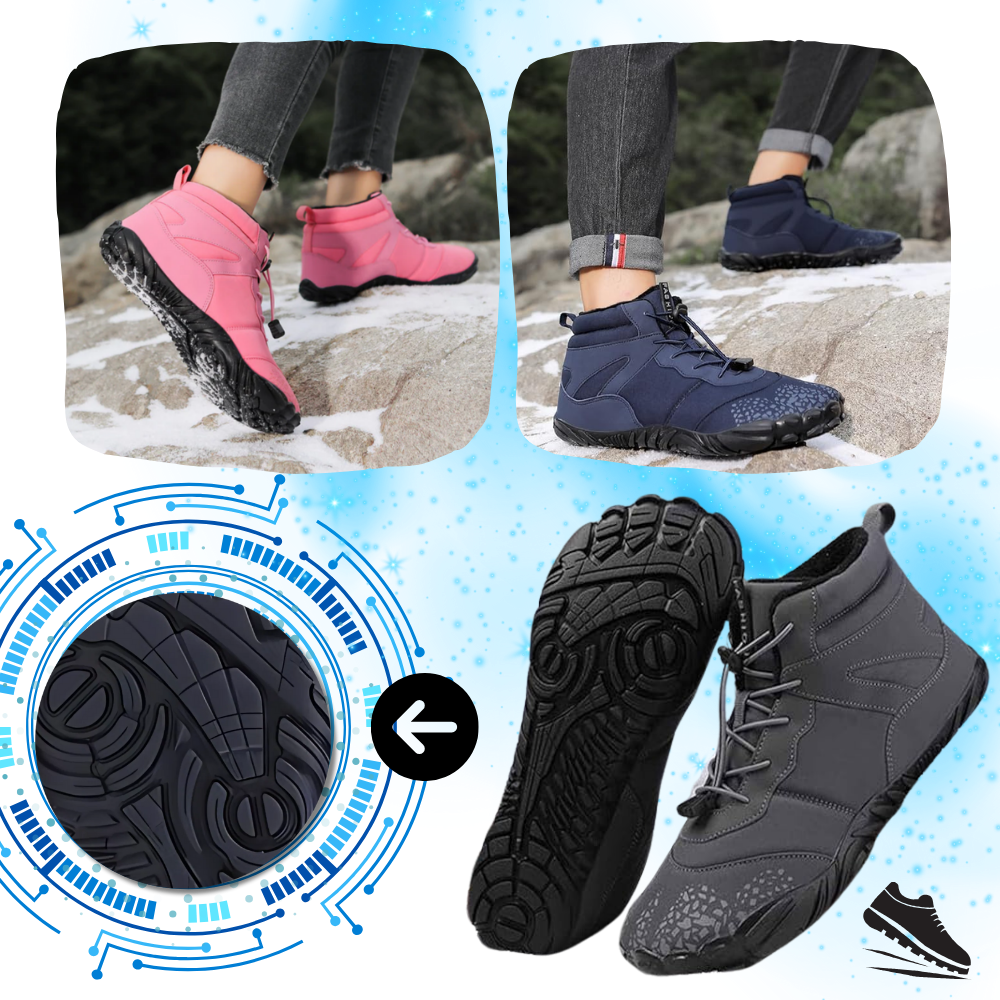Sapatos de trekking impermeáveis Ownshoe com sola plana, resistentes para trilhas e aventuras ao ar livre.