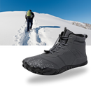 Sapatos de caminhada impermeáveis Ownshoe com sola plana, resistentes à água e ideais para trilhas e aventuras ao ar livre.