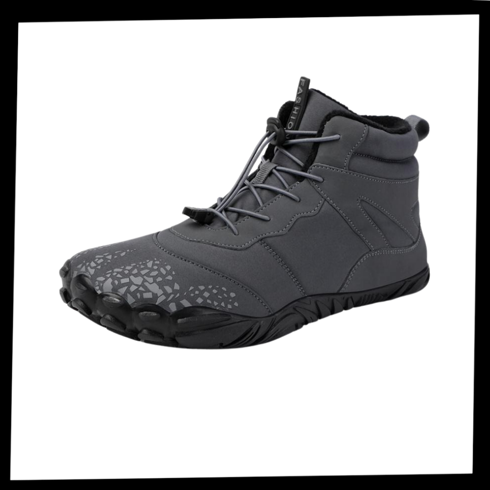 Sapatos de caminhada impermeáveis Ownshoe com sola plana, resistentes à água, ideal para trilhas e aventuras ao ar livre.