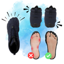 Sapatos de caminhada Ownshoe impermeáveis com sola plana, ideal para trilhas e aventuras ao ar livre.