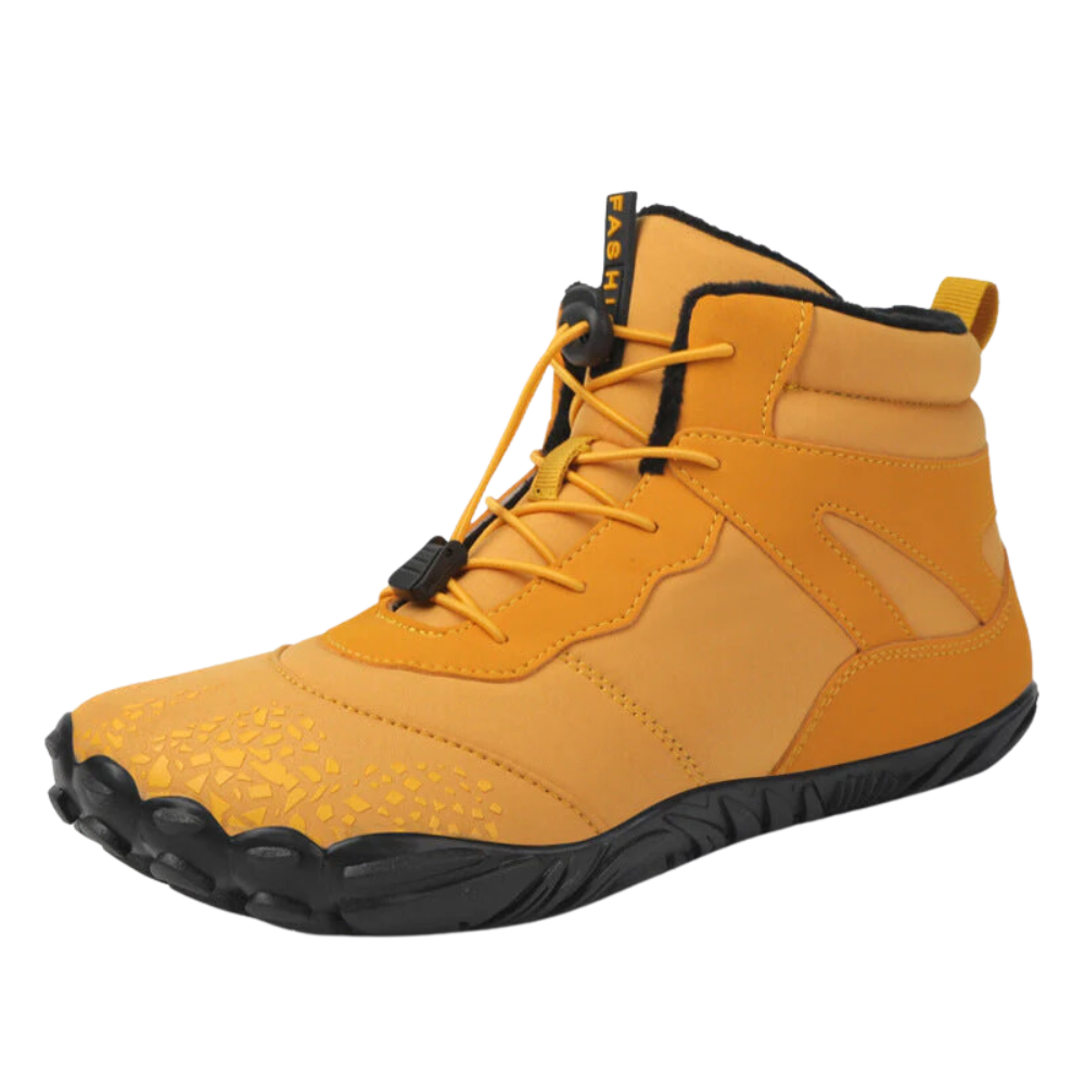 Tênis de caminhada impermeável Ownshoe com sola plana, resistente à água e ideal para trilhas ao ar livre.