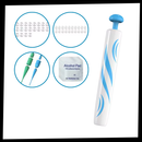 Kit de tratamento profissional para acrocordões da Zerone com cosméticos especializados para cuidados de pele.