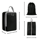 Organizador de bagagem com zíper Egdank para compressão e organização de roupas em malas de viagem.
