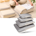 Organizador de bagagem com fechamento em zíper da Egdank, ideal para compressão e organização de roupas em malas.