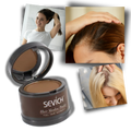 Poudre camouflante ZJchao para raízes de cabelo castanho claro, produto de cuidado capilar para disfarçar raízes.