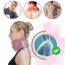 Colar cervical anti-roncador Zoiuytrg, ajuda a melhorar o sono e reduzir o ronco, com design confortável e ajustável.