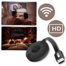 Cabo HDMI Ztgd para projeção de tela de telefone em TV, conectado a um smartphone e uma TV moderna.