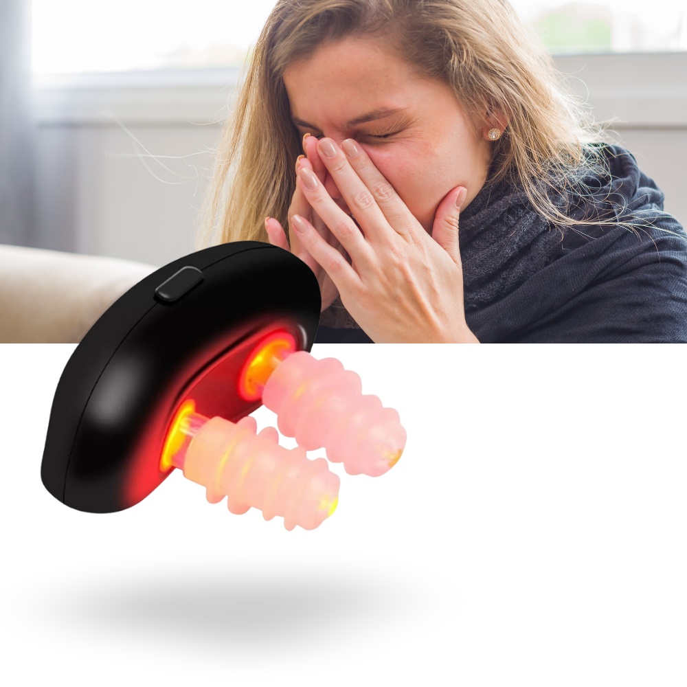 Dispositivo anti-alergia Ztoo, luminária de luminoterapia para aliviar alergias, com design moderno e luz brilhante.