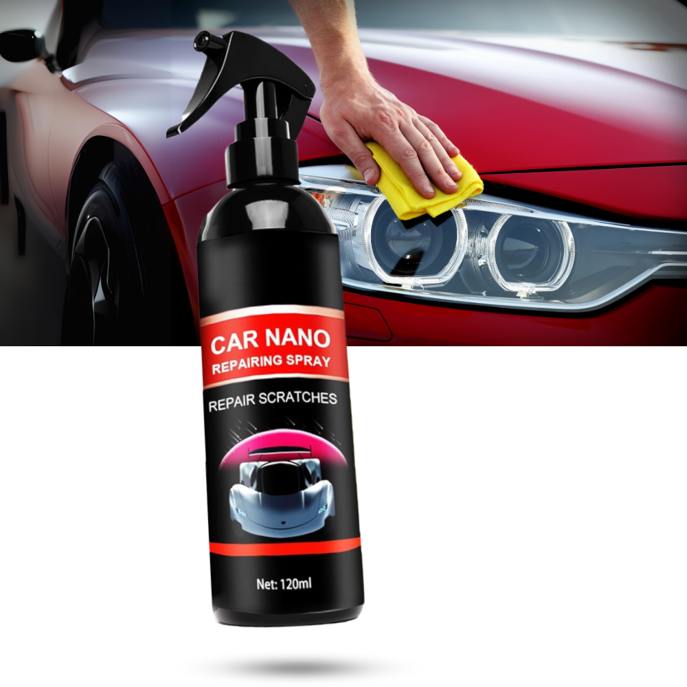 Spray anti-rayures nano Zukvape para carros, produto de peças para veículos, aplicado na pintura para proteção contra arranhões.