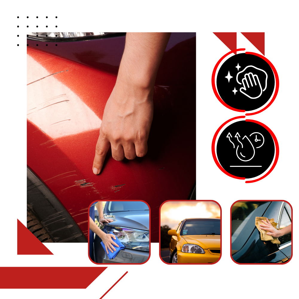 Spray anti-rayures nano Zukvape para carros, solução para proteger a pintura do veículo contra riscos e arranhões.