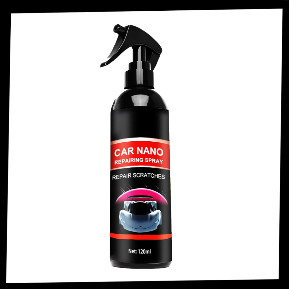 Spray anti-rayures nano Zukvape para carros, solução para proteger a pintura de veículos contra arranhões.